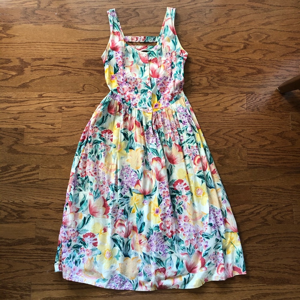 Vintage floral dress